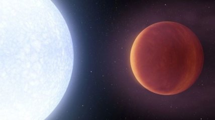 На поверхности планеты Kelt-9b нашли пары железа и титана