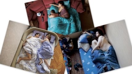 Фотопроект «Ожидание»: как спят будущие родители