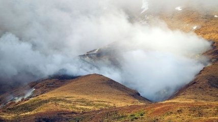 В Новой Зеландии произошло извержение вулкана (Фото)