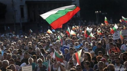 Более 4 тысяч человек вышли сегодня на акцию протеста в Болгарии