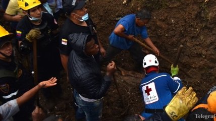 Жертвами оползня в Колумбии стали уже 20 человек, продолжаются поисковые работы
