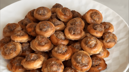 Фаршировані бублики з фаршем