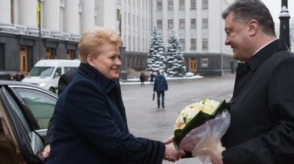 Началась встреча Порошенко с Президентом Литвы