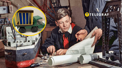 Игрушечная советская машинка