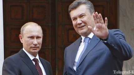 Путин поздравил Януковича с Днем Независимости