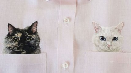 Чудесные вышивки на рубашках от японского дизайнера (Фото)