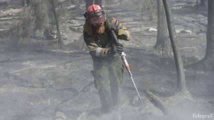 Лесной пожар в Канаде остается непредсказуемым