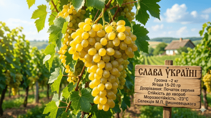 Чому варто посадити сорт винограду "Слава Україні"