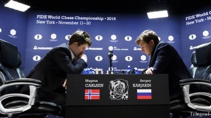 Карлсен и Карякин сыграли 5 партию чемпионского матча