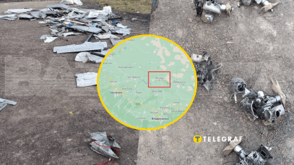 Росіяни публікують фото уламків дрону