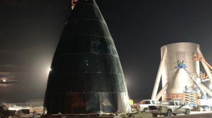 Снимки строящейся ракеты Starship от SpaceX (Фото)