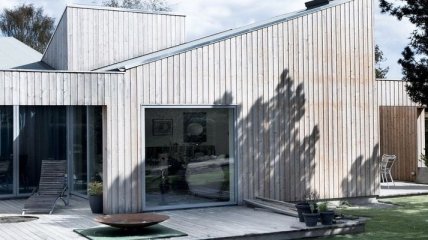 Современный деревянный дом в Дании (Фото)