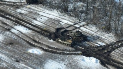 Підбита техніка зс рф під Вугледаром