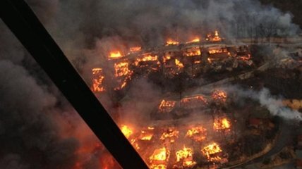 Лесной пожар в Теннесси: есть первые жертвы 