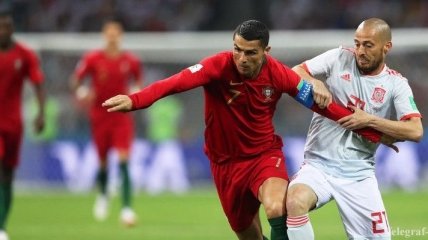 Португалия усилиями Роналду сыграла вничью с Испанией на ЧМ-2018