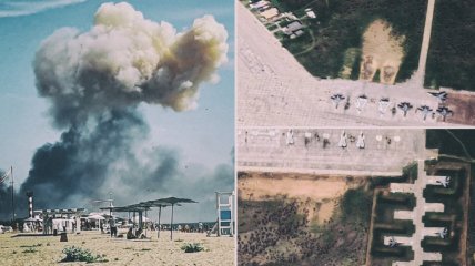 На аеродромі "Саки" в Криму згоріло близько десятка одиниць авіатехніки армії росії