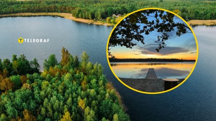 Озеро Добре у Волинській області