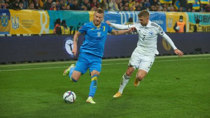 Андрей Ярмоленко в форме сборной Украины