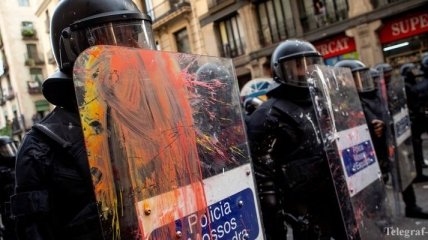 Протесты в Барселоне: 11 человек задержано 