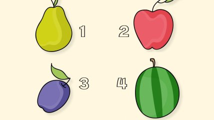 Цікавий тест із фруктами розповість про темперамент