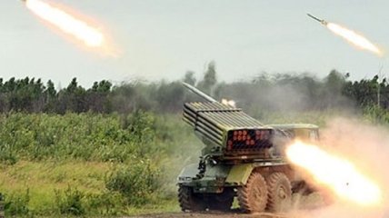 Силы АТО уничтожили 2 установки "Град" террористов