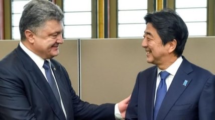Президент Украины встретился с Премьер-министром Японии