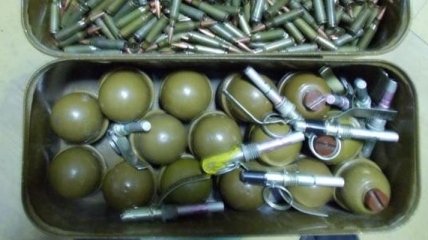 На Донбассе нашли тайник с боеприпасами