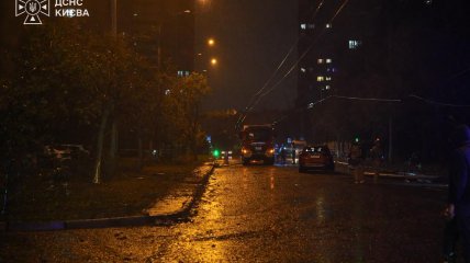 Ніч в Києві була дуже неспокійною