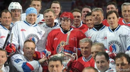 Путин сыграл в составе команды "Звезды НХЛ"