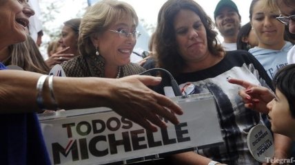 Мишель Бачелет лидирует на выборах в Чили