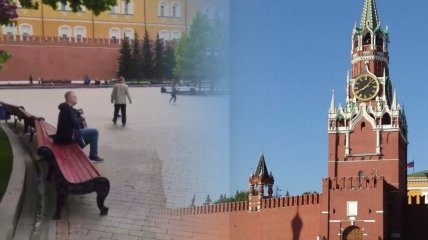Красная площадь тоже "поет" на украинском языке