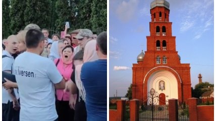 Сторонники УПЦ МП кричали "позор" родственникам погибшего бойца ВСУ на Хмельнитчине: сеть в гневе (видео)