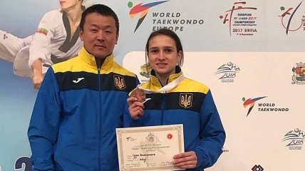 Украинцы завоевали две медали на чемпионате Европы по тхэквондо
