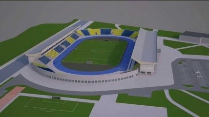 В Ровно представили официальный проект стадиона "Вереса" (Видео)