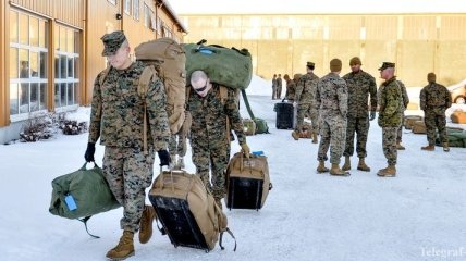 В Норвегию прибыли 300 морских пехотинцев из США