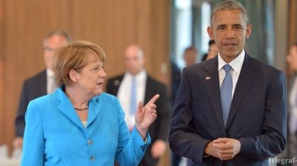 Обама и Меркель обсудили ситуацию на Донбассе
