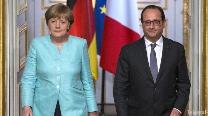 Меркель и Олланд выступят с совместным обращением к Европарламенту