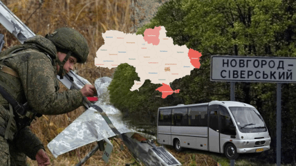 В Черниговской области дрон попал в маршрутку
