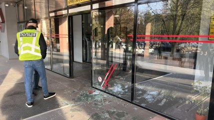 Нападение на бизнес-центр в Киеве