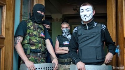 В Донецке неизвестные захватили здание райотдела СБУ