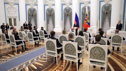 Владимир Путин выступил перед российскими боксерами