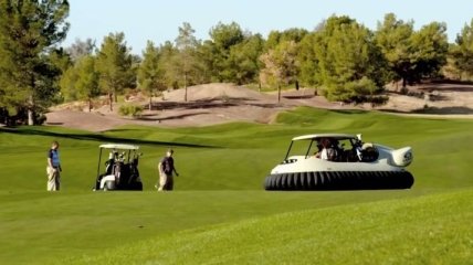 Бубба Уотсон изобретает новый гольф-кар (видео)