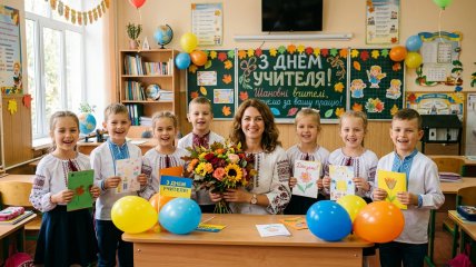 Поздравление с Днем учителя