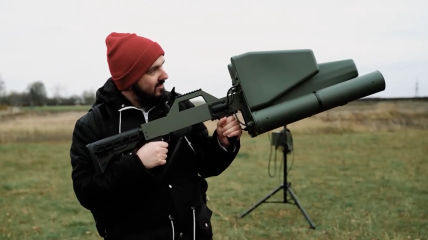 Практично немає аналогів у світі: українцям показали у роботі вітчизняну антидронову пушку (відео)