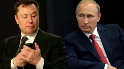 Илон Маск и владимир путин