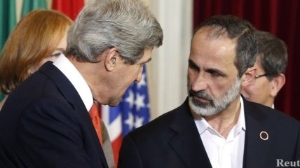 Джон Керри встретился с лидером сирийской оппозиции