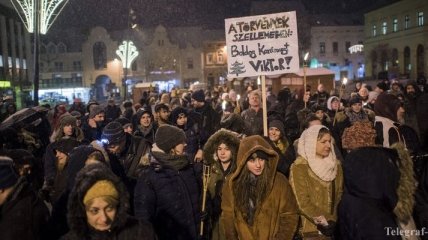 Протесты в Будапеште: более 50 задержанных и 14 пострадавших полицейских