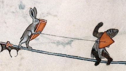Не те кролики нынче: забавные средневековые иллюстрации об ушастых проказниках