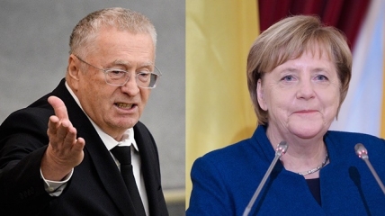 Владимир Жириновский и Ангела Меркель