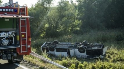 В Венгрии попал в ДТП автобус с украинцами